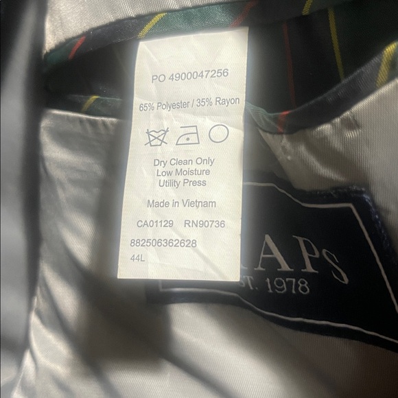 NWOT Chaps Light Gray Men's Blazer - Picture 6 of 6